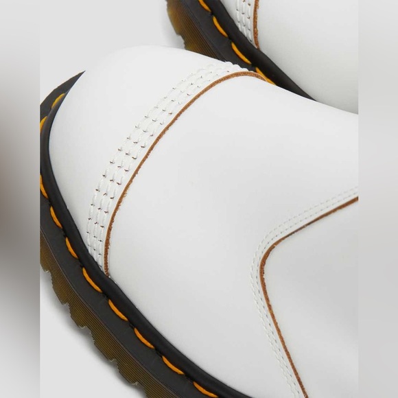 Dr. Martens 2976 Bex Made In England Toe Cap Chelsea Boots in White - Picture 6 of 13